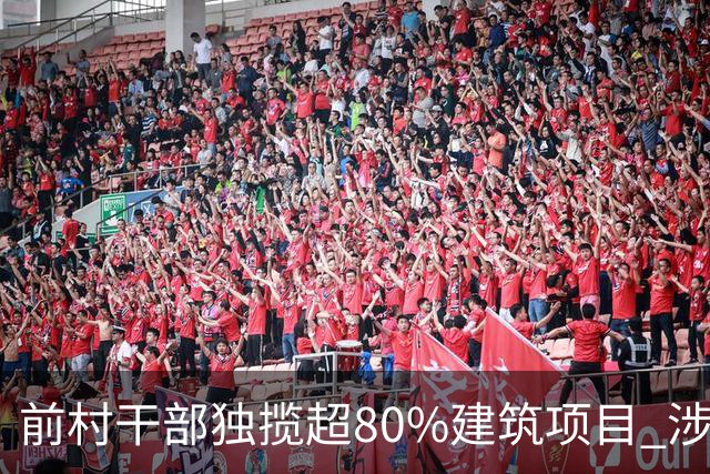 前村干部独揽超80%建筑项目 涉案额度高达12亿